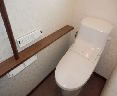トイレリフォーム後 アクアセラミックの便器