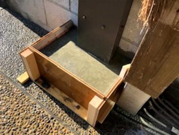嵩上げ基礎工事完成