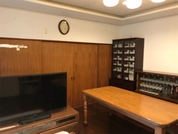 部屋が明るくなりました