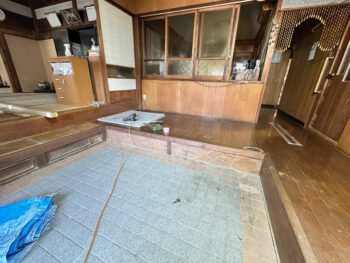 手すり撤去