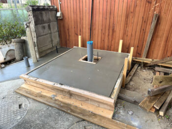 トイレ設置の土台づくり