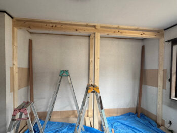 既存タンス撤去