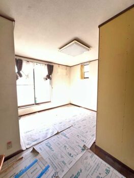 入り口から見たリフォーム箇所