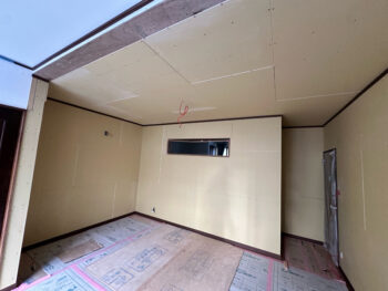 クロス下地完成