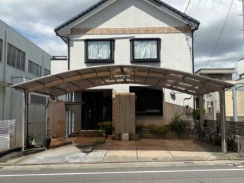 カーポート施工前