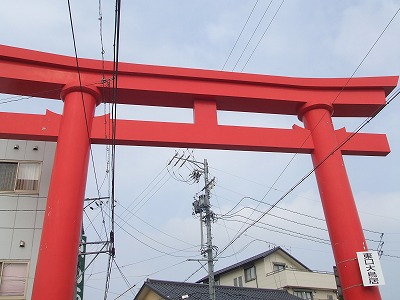 西尾市からお千代稲荷まで約１時間半。　