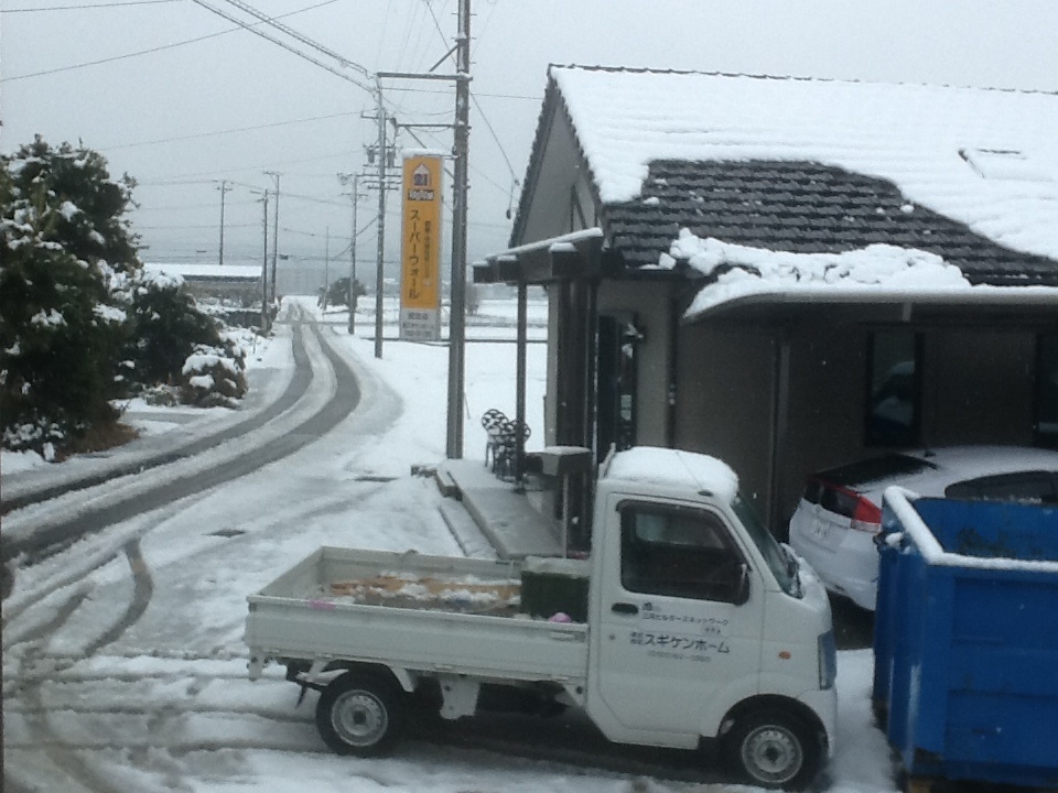 すごい雪ですね！